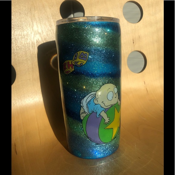 Rugrats Glitter Tumbler 18.5 Oz - Picture 5 of 5